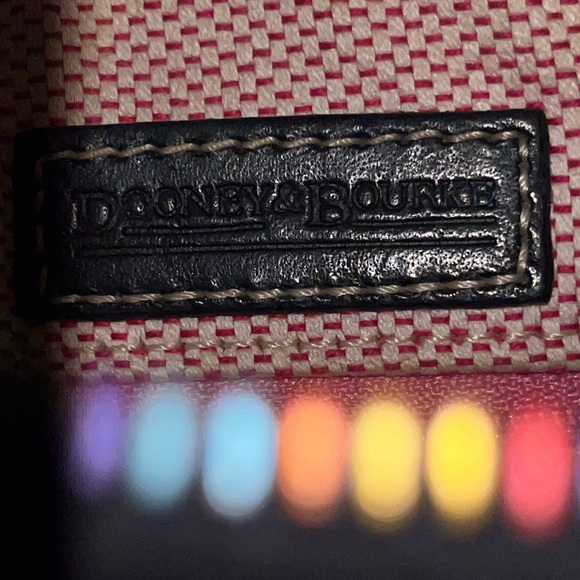 Vintage Dooney & Bourke Y2K Rainbow Printed Bitsy Bag - Picture 10 of 16